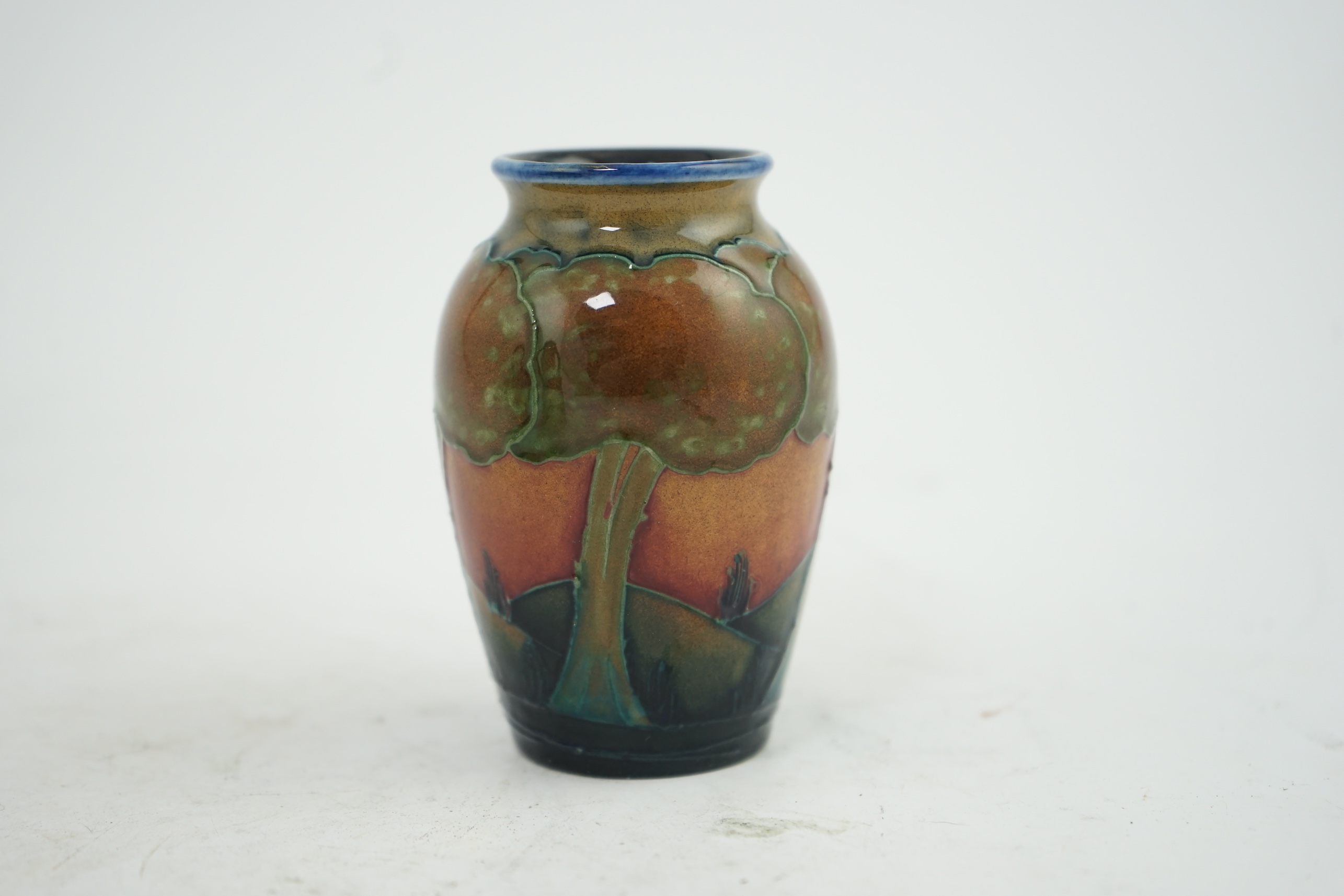 A Moorcroft Eventide small ovoid vase, c.1925